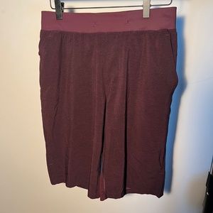 Lululemon Red Athletic Shorts, Size Small, 10" Inseam
